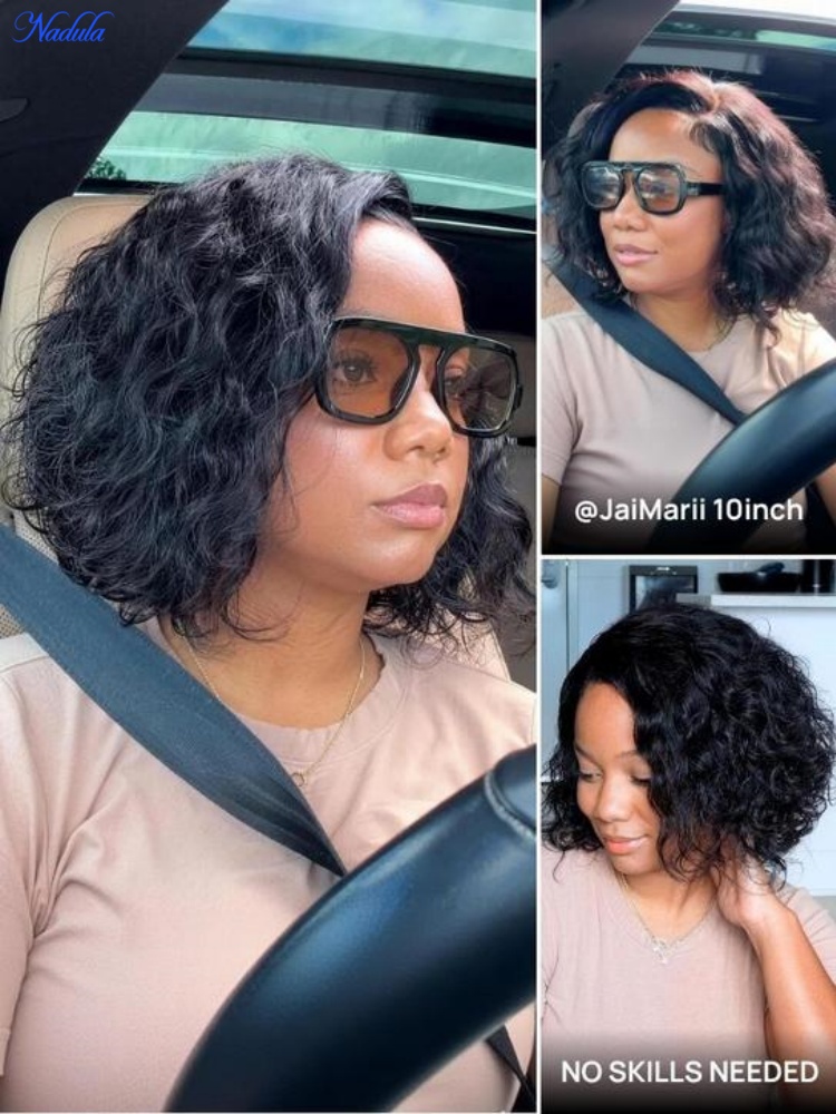 Nadula 13x4 Lace Frontal BOB W - огляд і ціна Pre Parted 13X4 Lace Front Bob Wig