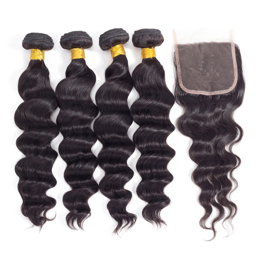 30 Inch Loose Wave Bundles Hum - огляд і ціна Deep Wave 3 Bundles With Closure