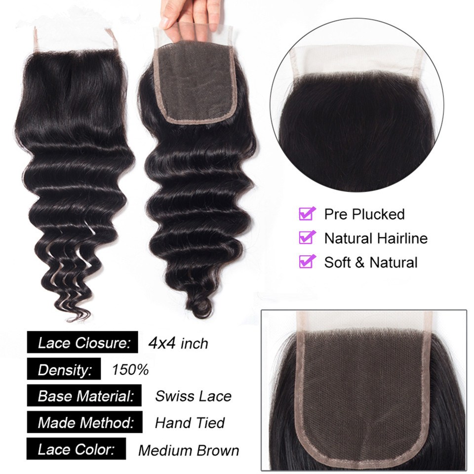 30 Inch Loose Wave Bundles Hum - огляд і ціна Deep Wave 3 Bundles With Closure