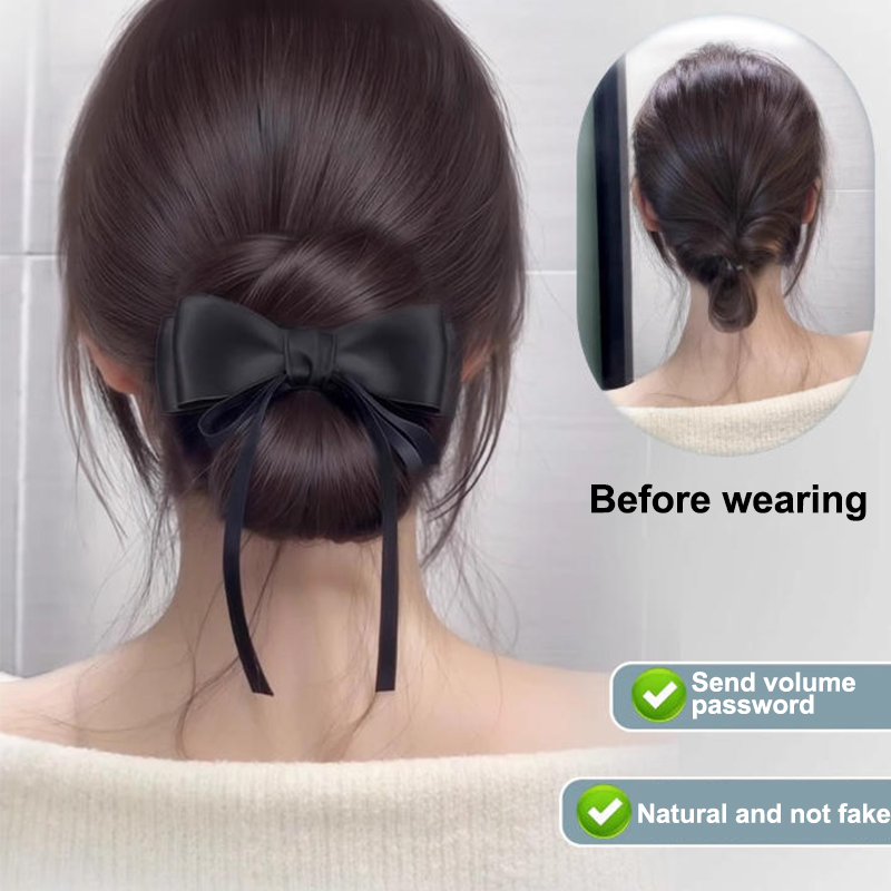 Low Bun Wig Hair Clip-In Messy - огляд і ціна Claw Clip Messy Bun Hair Piece