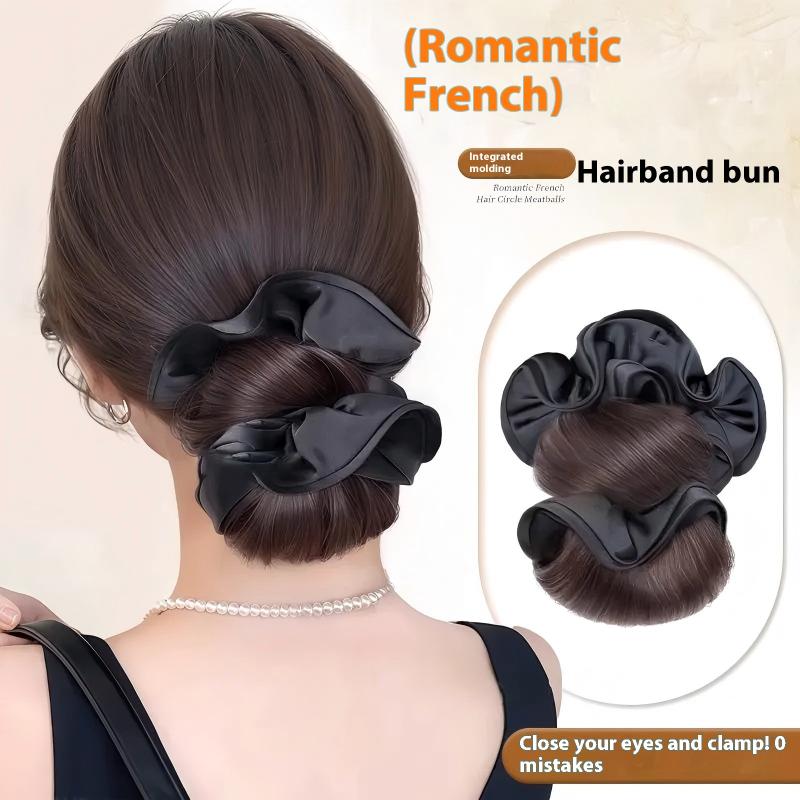 Low Bun Wig Hair Clip-In Messy - огляд і ціна Claw Clip Messy Bun Hair Piece