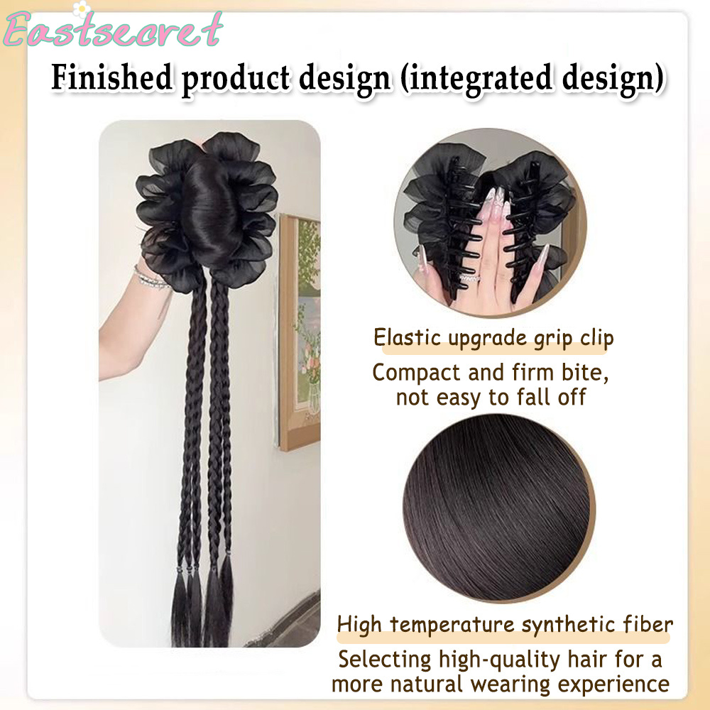 Black Bow Half-tie Hair Claw C - огляд і ціна Claw Clip Messy Bun Hair Piece