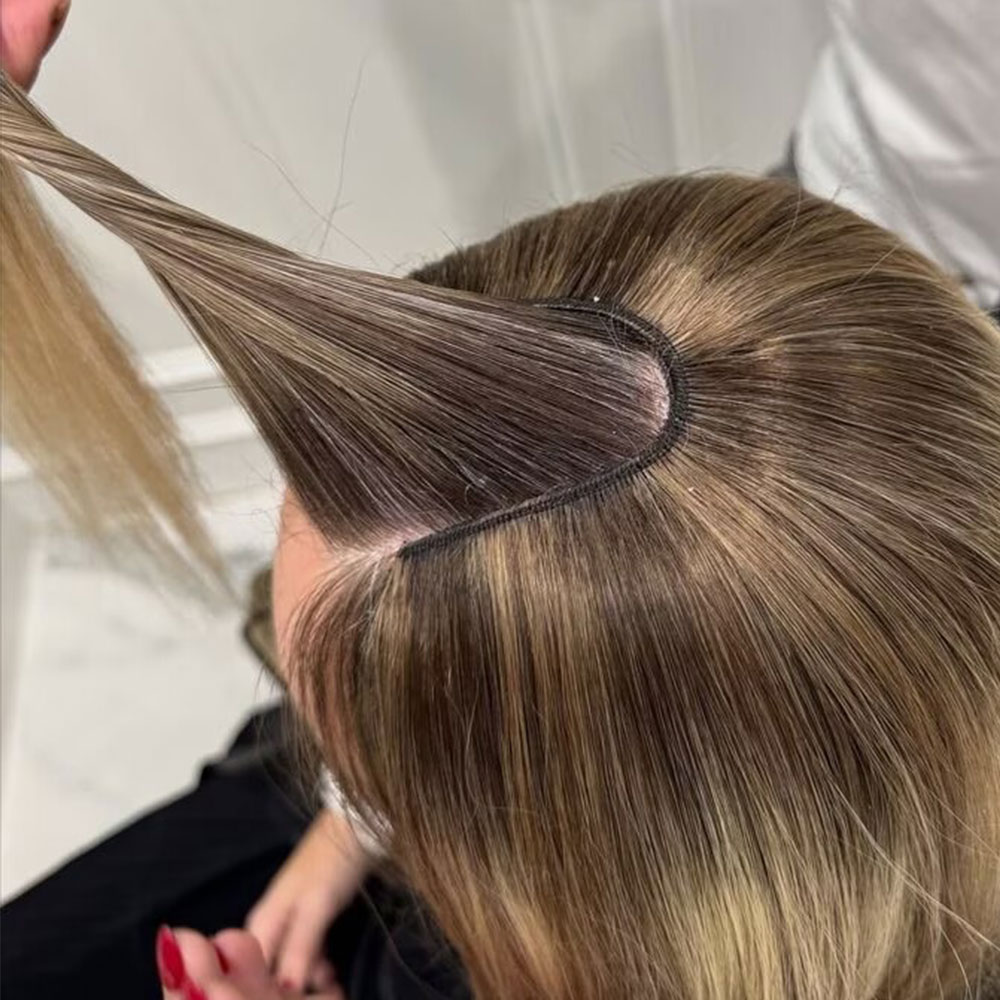 V Shape Clip In Human Hair Ext - огляд і ціна Seamless Clip In Hair Extensions Human Hair
