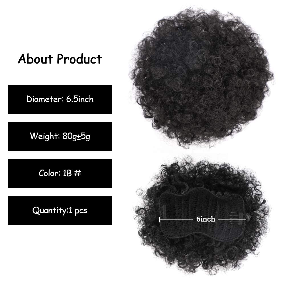 6Inch Afro Puff Drawstring Pon - огляд і ціна Drawstring Afro Curly Puff Ponytail