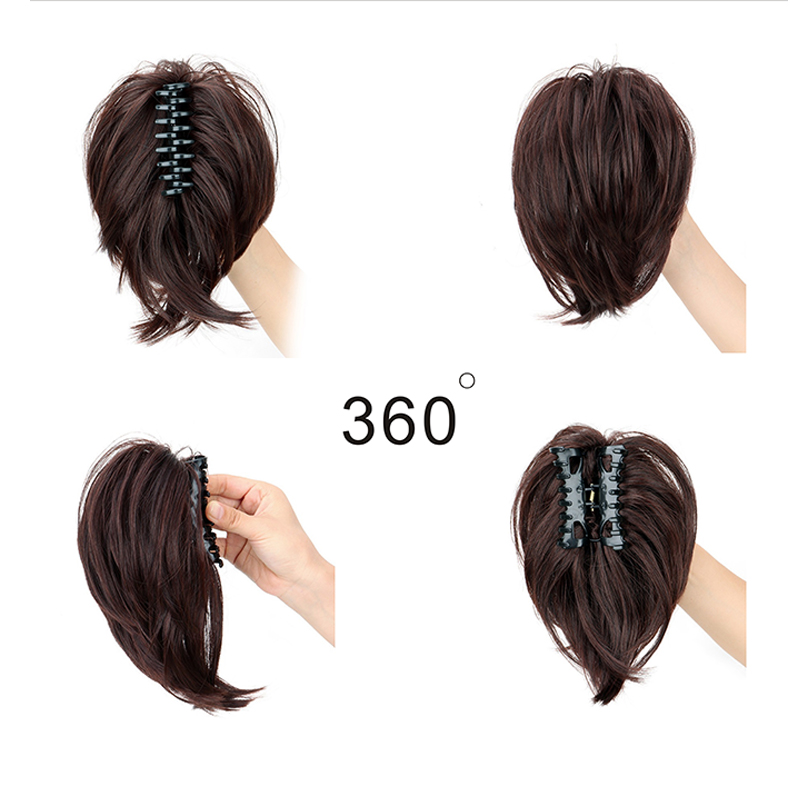 Synthetic Hair Piece Claw Clip - огляд і ціна Claw Clip Messy Bun Hair Piece