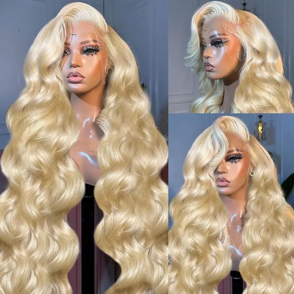 #613 Human Hair Wigs Body Wave - огляд і ціна 613 Blonde Body Wave Lace Front Wig