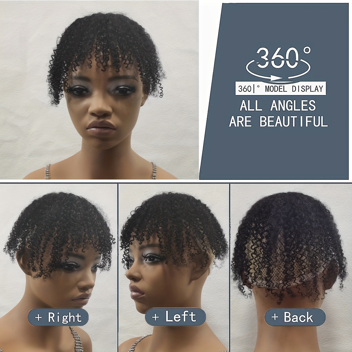 Hair Clip with Bangs-Topper Ha - огляд і ціна Hair Bundles
