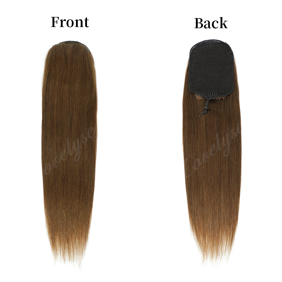 14-18Inch Short Drawstring Pon - огляд і ціна Seamless Clip In Hair Extensions Human Hair
