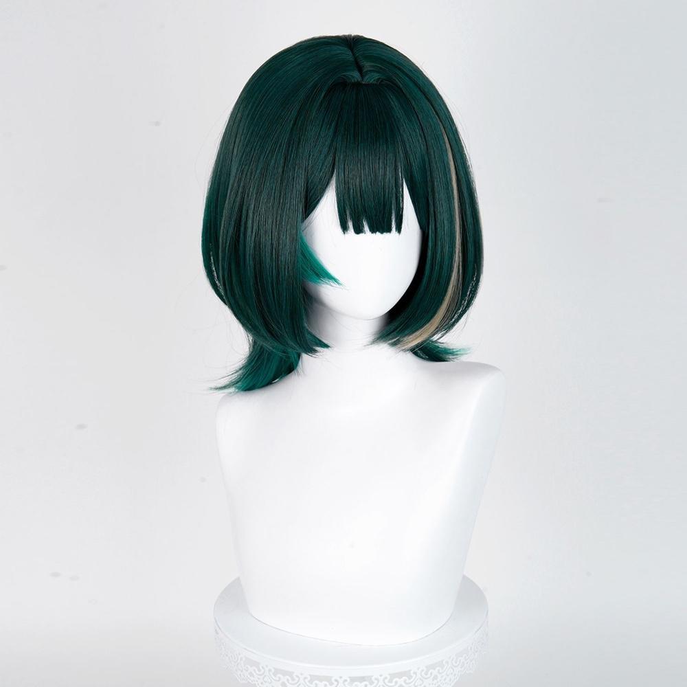Anime Nefer Cosplay Wig Green  - огляд і ціна Synthetic Wigs