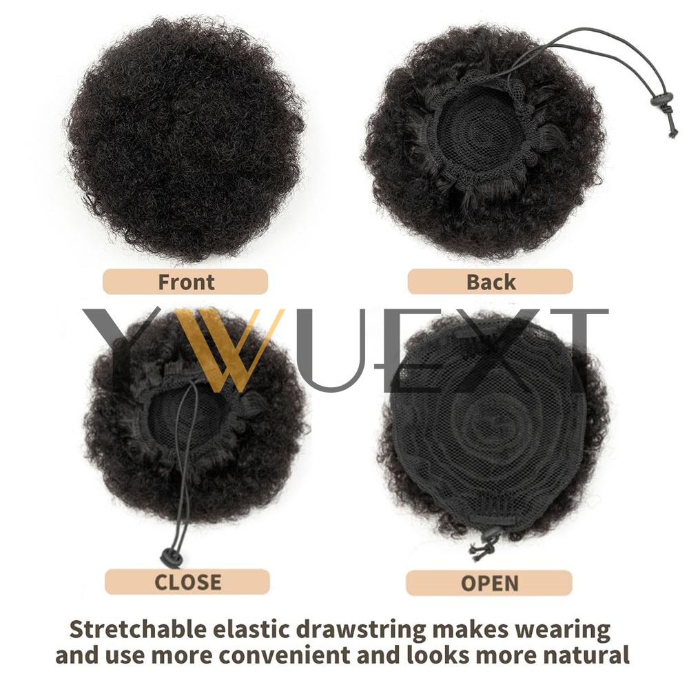 Afro Puff Drawstring Ponytail  - огляд і ціна Drawstring Afro Curly Puff Ponytail