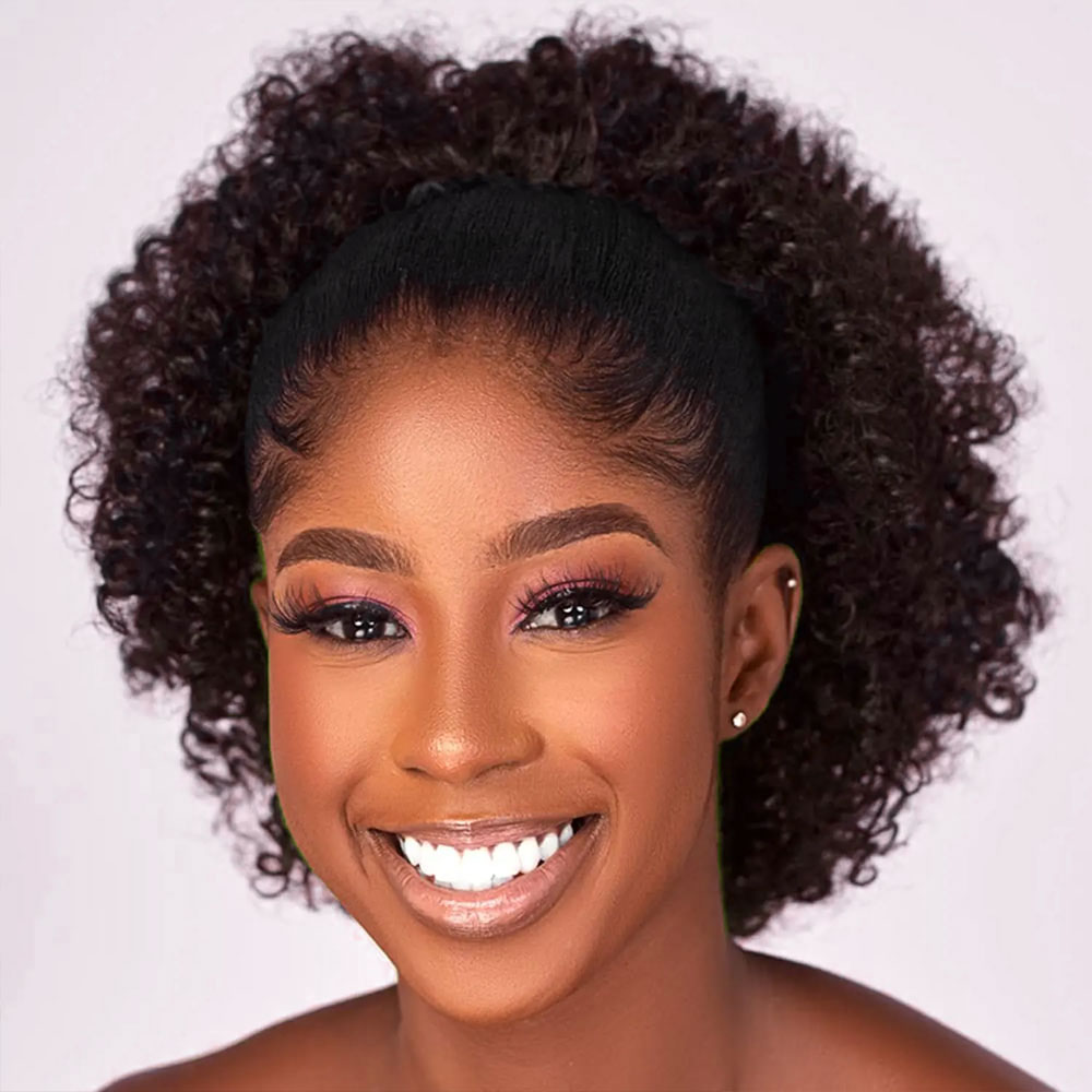 Afro Puff Kinky Curly Drawstri - огляд і ціна Drawstring Afro Curly Puff Ponytail