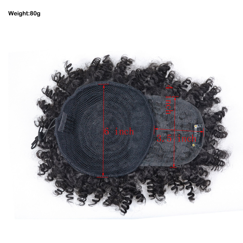 Drawstring Afro Kinky Curly Pu - огляд і ціна Drawstring Afro Curly Puff Ponytail