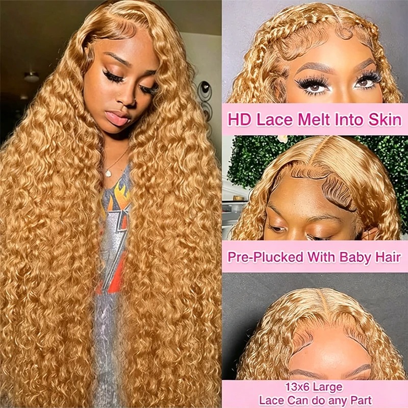 34 38Inch Honey Blonde Wig Hum - огляд і ціна Lace Front Wigs