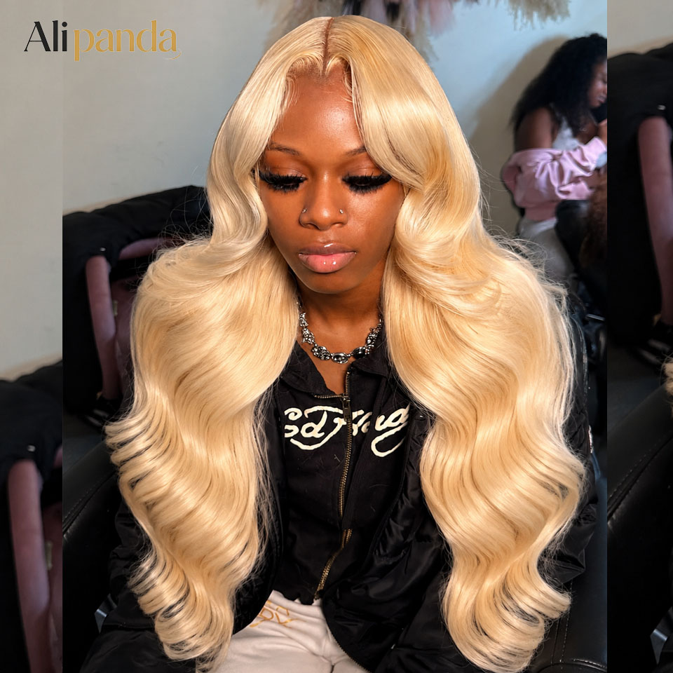 613 HD Lace Frontal Wig 13x6 3 - огляд і ціна 613 Blonde Body Wave Lace Front Wig