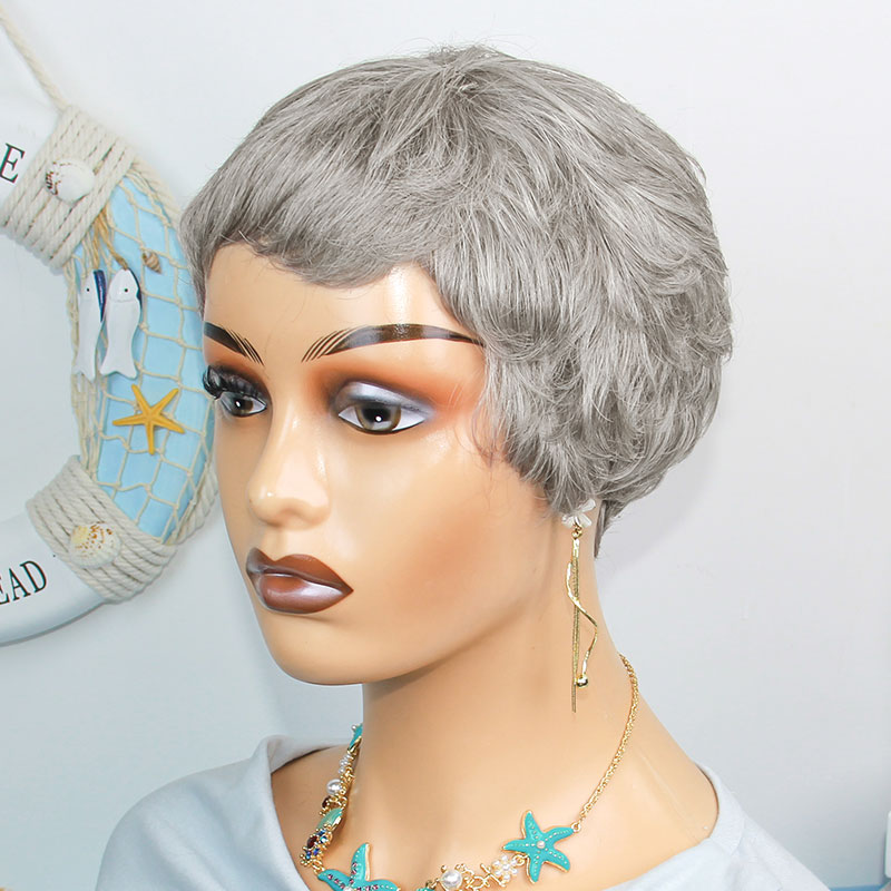 Short Straight Human Hair Wigs - огляд і ціна Short Pixie Cut Wig Human Hair Cheap