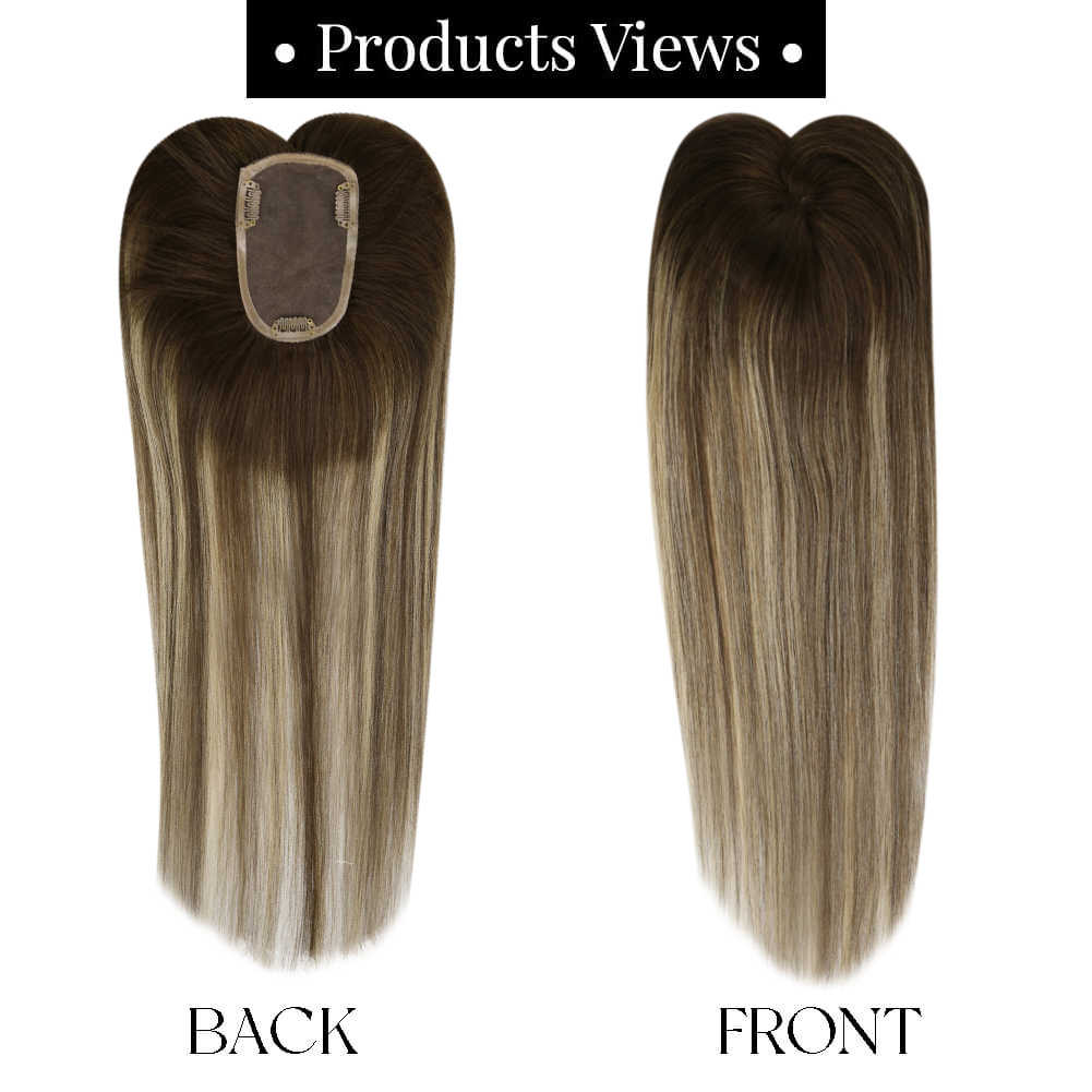 Ugeat Hair Topper Natural Huma - огляд і ціна Invisible Tape In Extensions Real Hair