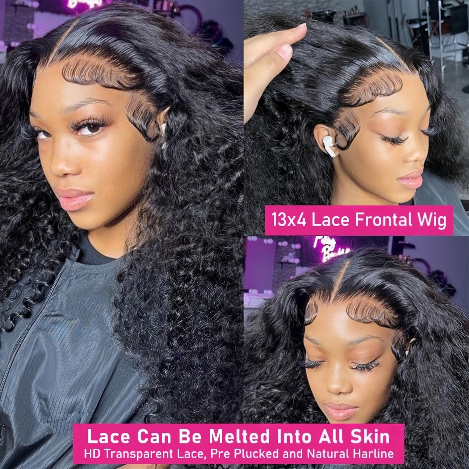 200 Density Water Wave Lace Fr - огляд і ціна Human Hair Wigs
